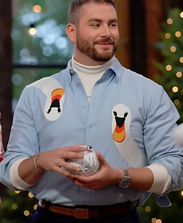 Baked with Love Holiday 2025 Vaughn Vreeland Swan Printed Shirt
