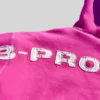 Barajas Project Double Layered Pink Hoodie back