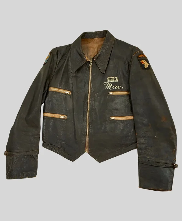 Bastogne Airborne Leather Jacket