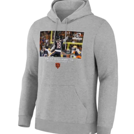 Bears Caleb Williams Flash Features Wild Card Hoodie For Sale