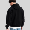 Black and White Sp5der Hoodie back