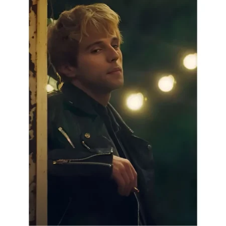 Boulevard Mikel Niso Black Leather Jacket front