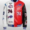 Buffalo Bills Ryan Van Demark Leather Jacket