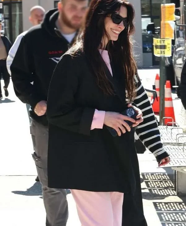 Buy Anne Hathaway Verity 2026 Black Blazer