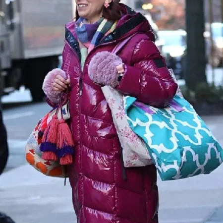 Buy Elsbeth Carrie Preston Purple Long Coat