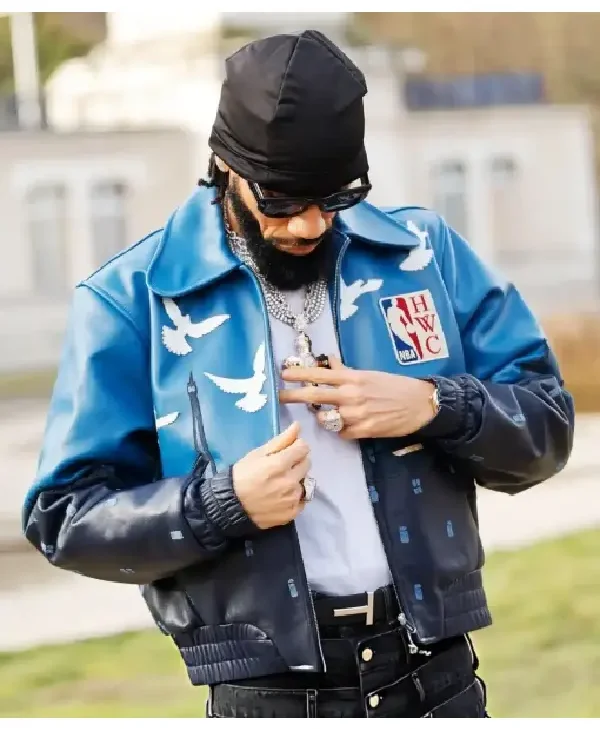 Buy Phyno Paris Fashion Week Leather Jacket