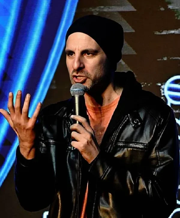 Buy The Ice House Comedy Club Brian Monarch Black Leather Jacket