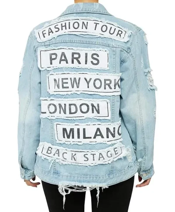 Buy The Valley Persian Style S01 Mercedeh Javid Patchwork Denim JacketBuy The Valley Persian Style S01 Mercedeh Javid Patchwork Denim Jacket