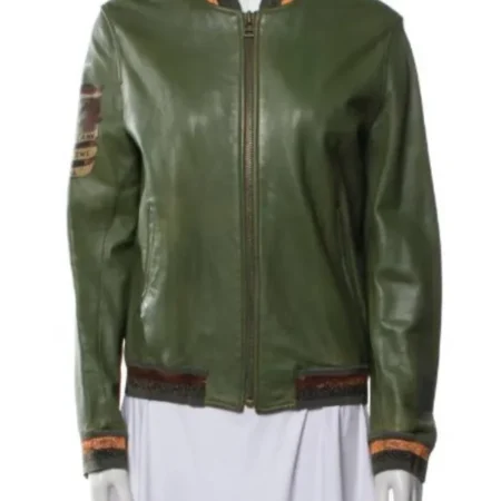 Buy The Valley Persian Style S01 Sky Asakari Green Bomber Jacket