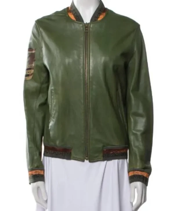 Buy The Valley Persian Style S01 Sky Asakari Green Bomber Jacket