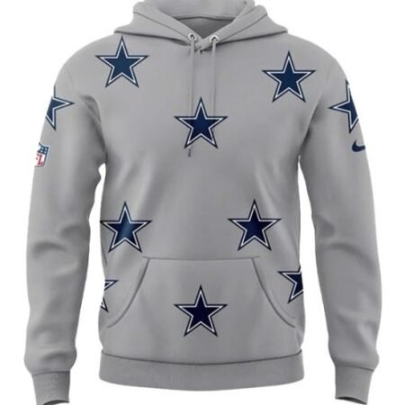 By Way Of Dallas Cowboys Monogram Grey Hoodie Shop Now
