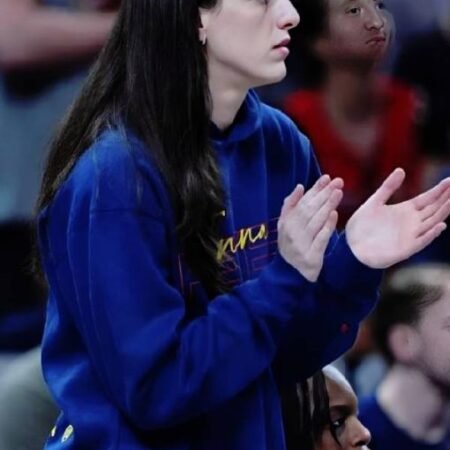 Caitlin Clark Blue 2026 Hoodie side