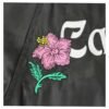 California Black Embroidered Jacket closure