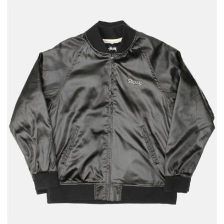 California Black Embroidered Jacket front