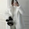 Cardinals vs Broncos Kennedy Stidham Faux Fur Coat
