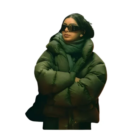 Charli XCX The Moment Puffer Jacket front