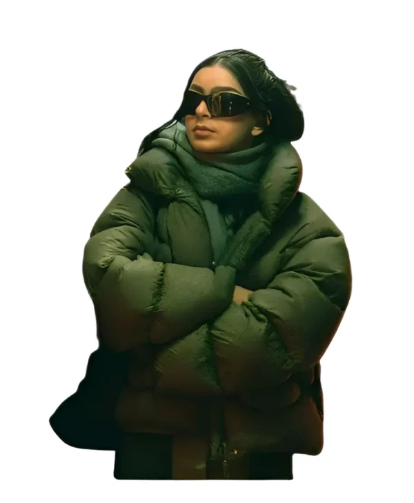 Charli XCX The Moment Puffer Jacket front