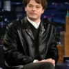 Charlie Heaton The Tonight Show S13 Leather Blazer