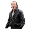 Christian Bale Madden 2026 Black Leather Jacket