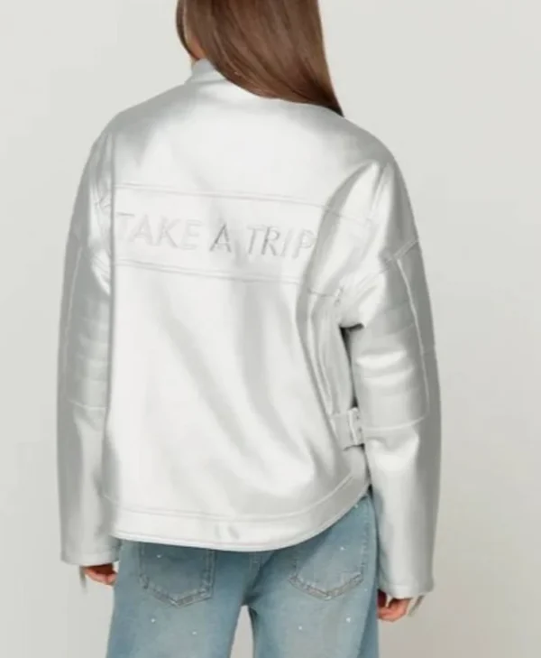 Chrome The Racer Silver Jacket For Sale
