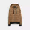 Coach All Over Signature Zip Hoodie