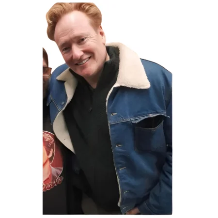 Conan O Brien Must Go S02 Sherpa Denim Jacket