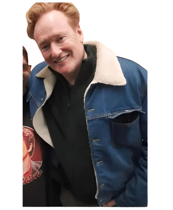 Conan O Brien Must Go S02 Sherpa Denim Jacket