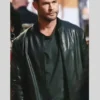 Crime 101 Chris Hemsworth Black Leather Jacket