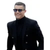 Cristiano Ronaldo 2026 Black Wool Blazer front