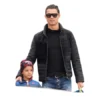Cristiano Ronaldo Black Puffer Jacket