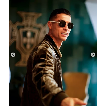 Cristiano Ronaldo Olive Green Jacket For Sale