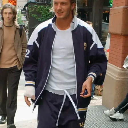 David Beckham Blue Tracksuit