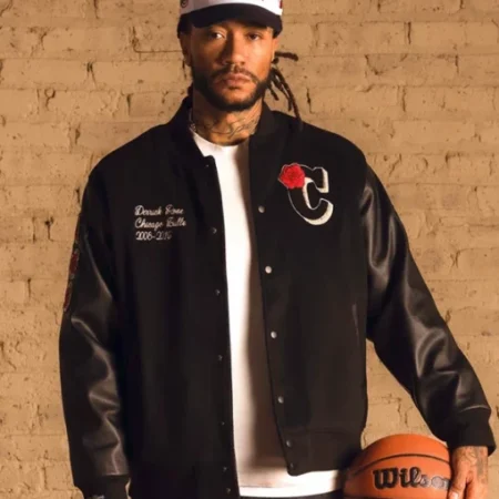 Derrick Rose Chicago Bulls Retirement Letterman Jacket