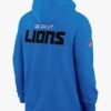 Detroit Lions Initial Home Sideline Hoodie back