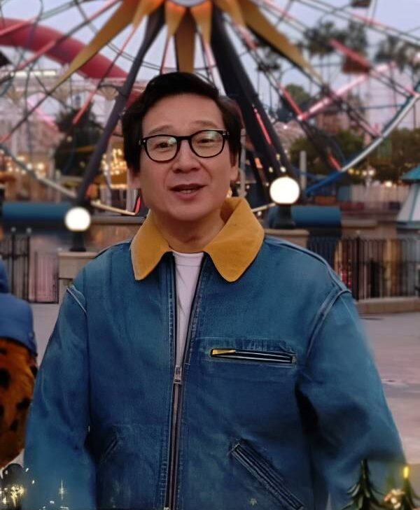 Disney Park Visit 2025 Ke Huy Quan Denim Jacket