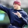 Drake Maye New England Patriots Sideline Hoodie