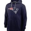 Drake Maye New England Patriots Sideline Hoodie front