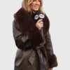 Erin Andrews NFC Championship 2025 Coat for sale