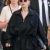 Erin Doherty Jimmy Kimmel Live Black Jacket