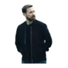 Fear Martin Compston Black Bomber Jacket