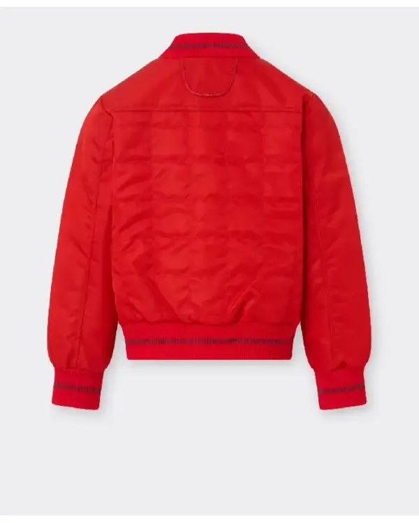 Ferrari Red Technical Bomber 2026 Jacket