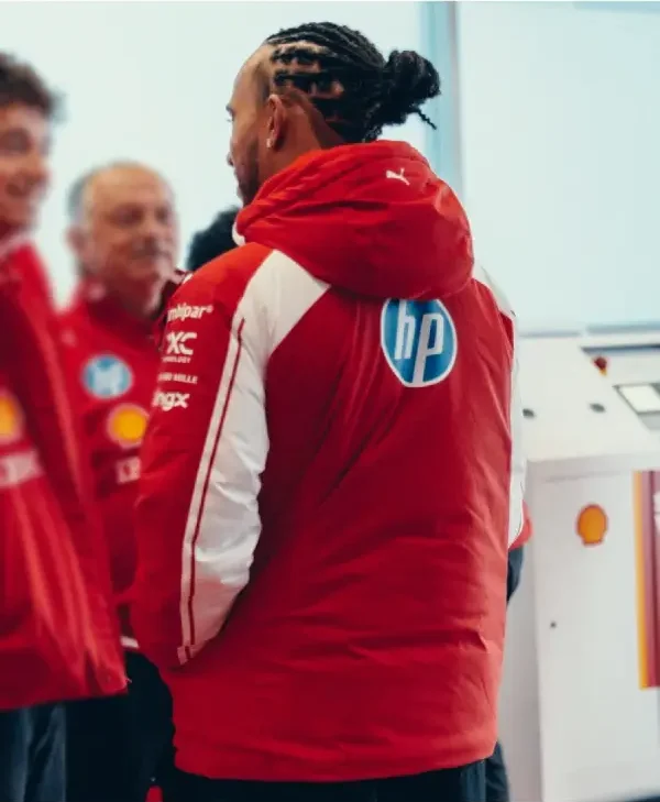 Ferrari SF-26 Lewis Hamilton Racing Jacket back