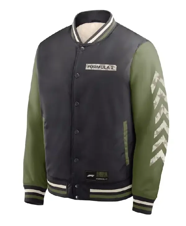 Formula 1 USA Grand Prix Camo Star Satin Jacket