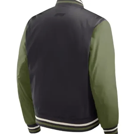 Formula 1 USA Grand Prix Camo Star Satin Jacket back