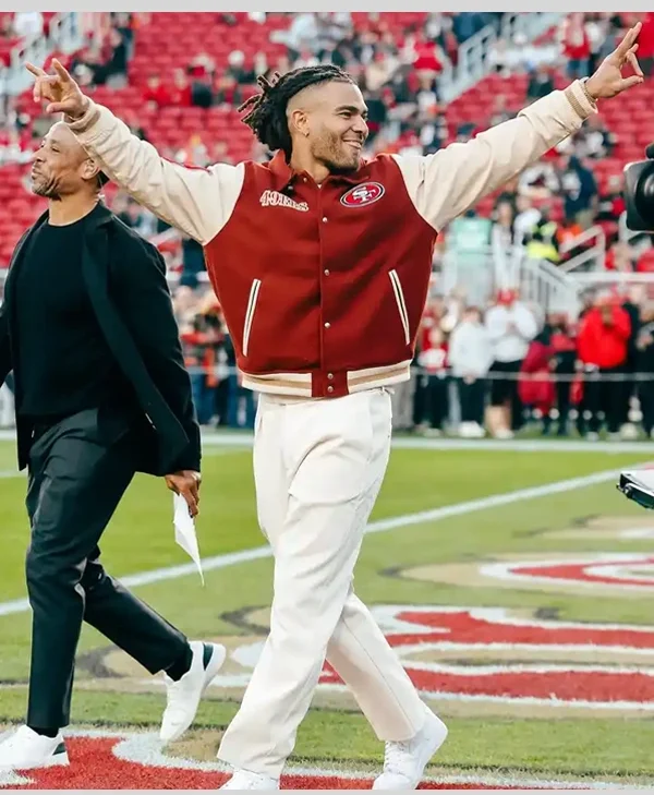 Fred Warner 49ers Varsity Bomber Jacket