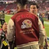 Fred Warner 49ers Varsity Bomber Jacket back