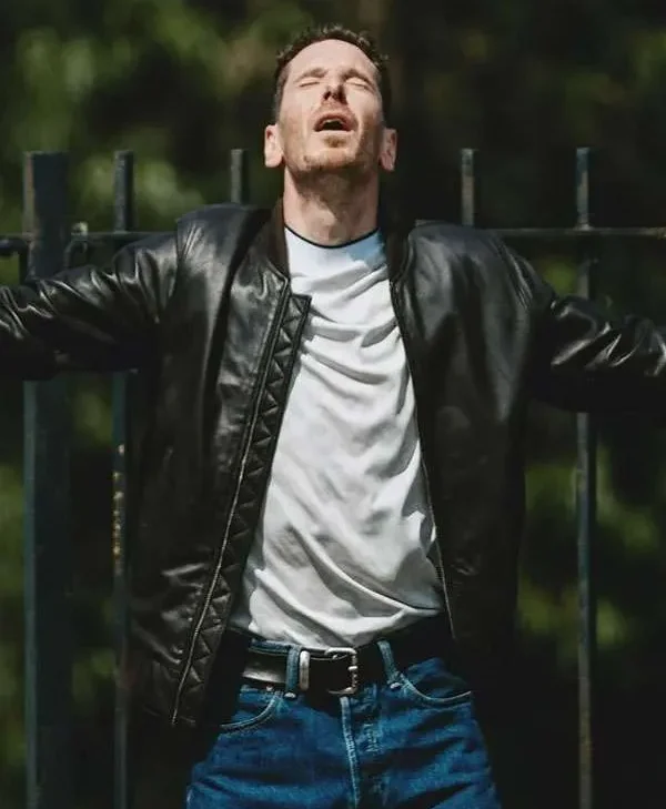 Gerard Kearns Waiting for the Out Bomber Leather Jacket