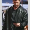 Get Crime 101 Chris Hemsworth Black Leather Jacket