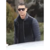 Get Cristiano Ronaldo Black Puffer Jacket