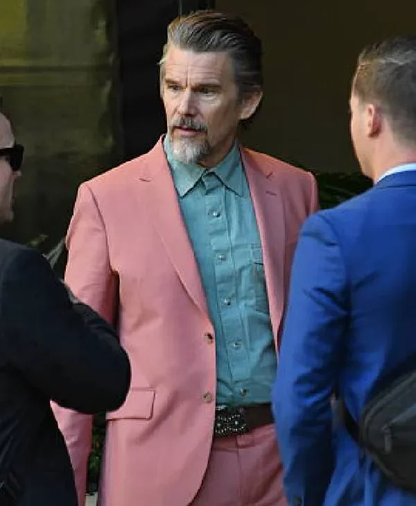 Get Ethan Hawke LA Pink Suit
